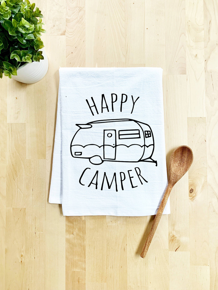 Camping Memories Dish Towel/cute Dish Towels/camping Gifts/kitchen Decor/kitchen  Towels/dish Towels 